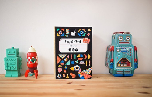 Janod Magnetyczna układanka Kształty Magnetibook