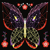 Janod Zestaw kreatywny Przeplatanka 3D String art Zwierzęta 10+