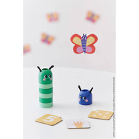 Janod Drewniana układanka matematyczna Komponowanie i porównywanie liczb 3+