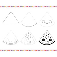 Janod Zestaw kreatywny Rysowanie krok po kroku Modele kawaii 20 rysunków 7+