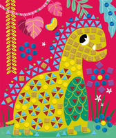 Janod Zestaw kreatywny Mozaika Dinozaury 4+