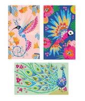 Janod Zestaw artystyczny Czarodziejskie cyrkonie Piękne ptaki 7+