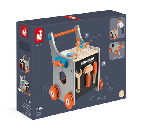 Janod Wózek warsztat magnetyczny z narzędziami Brico ‘Kids