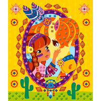 Janod Zestaw artystyczny Mozaika Konie i jednorożce 5+ (stary indeks: J07804)