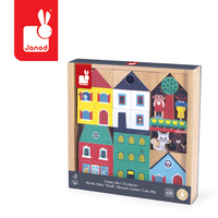 Janod Zestaw klocków i figurek 36 el. Miasto Cross Roads 2+