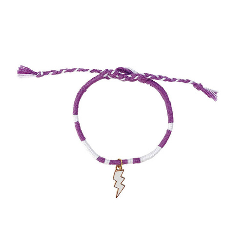 Janod Zestaw kreatywny do tworzenia biżuterii Tęczowe bransoletki 30 szt. 8+