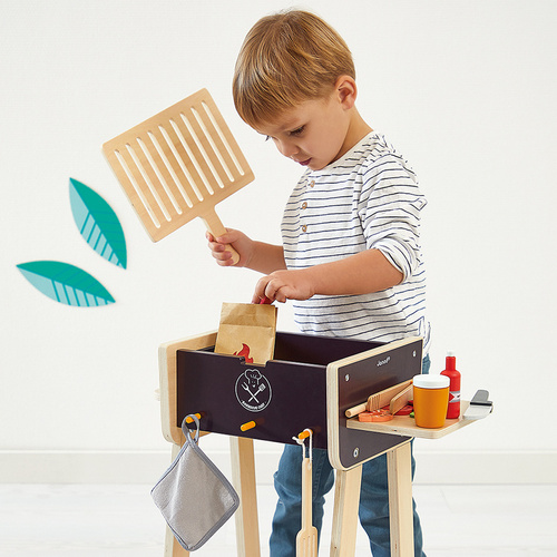 Janod Grill drewniany z akcesoriami 3+