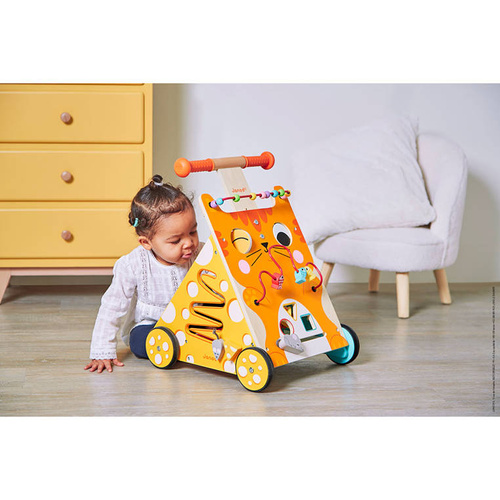 Janod Wielofunkcyjny pchacz edukacyjny Kot