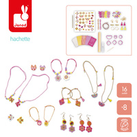 Janod Zestaw kreatywny do tworzenia biżuterii dla przyjaciółek Klejnoty przyjaźni 8+