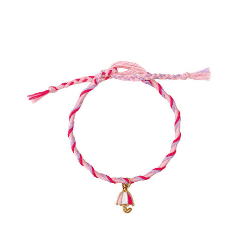 Janod Zestaw kreatywny do tworzenia biżuterii Tęczowe bransoletki 30 szt. 8+