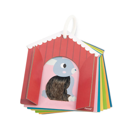 Janod Karty sensoryczne Farma 7 elementów 12 m+