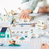 Janod Zestaw klocków i figurek 35 el. Góry Cross Roads 2+