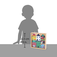 Janod Zestaw klocków i figurek 36 el. Miasto Cross Roads 2+