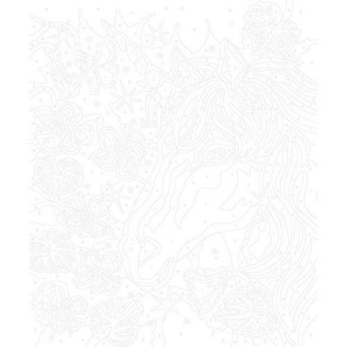 Janod Zestaw kreatywny Malowanie po numerach Jednorożce 2 obrazy 7+