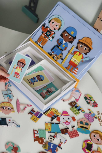 Janod Magnetyczna układanka Zawody Magnetibook