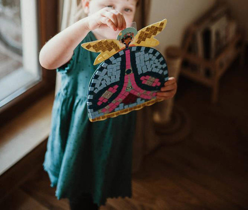 Janod Zestaw kreatywny Mozaika Wróżki 5+