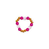 Janod Zestaw kreatywny do tworzenia biżuterii Pierścionki z koralików 7+