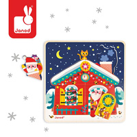 Janod Puzzle drewniane 3-warstwowe Gwiazdka