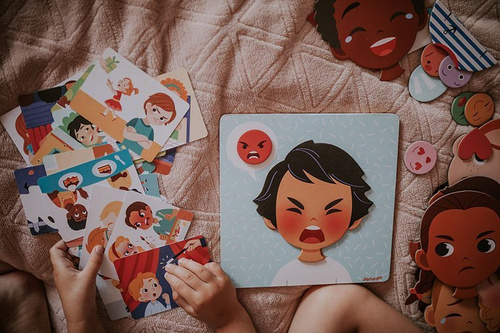 Janod Magnetyczna układanka Emocje