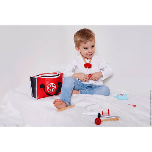 Janod Zestaw lekarza z 10 akcesoriami