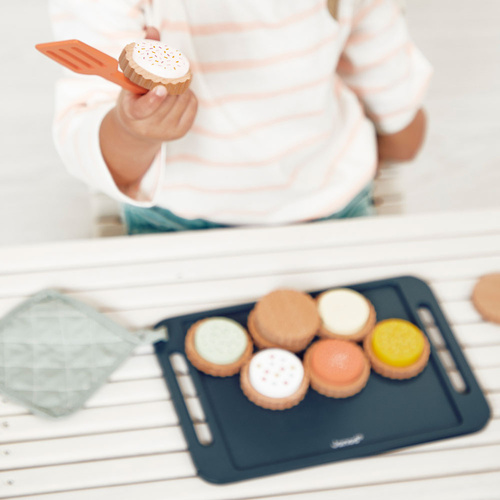 Janod Drewniany zestaw do pieczenia ciasteczek 21 el. Shiny Grandma 3+