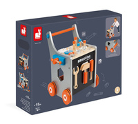 Janod Wózek warsztat magnetyczny z narzędziami  Brico ‘Kids