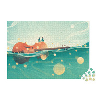 Janod USZKODZONE OPAKOWANIE Puzzle artystyczne Podróż na skrzypcach 1000 elementów 9+ Made in Poland