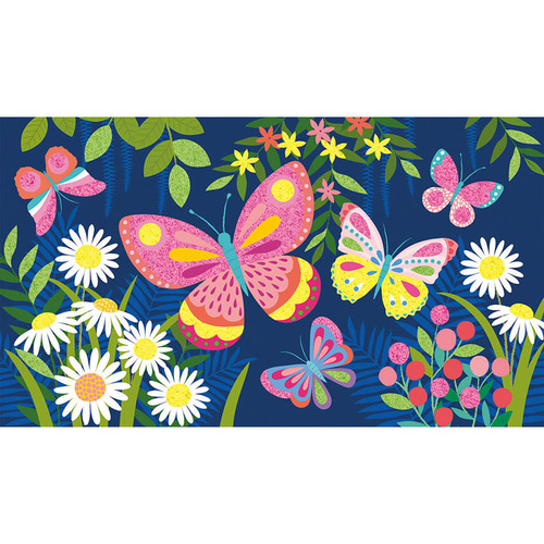 Janod Zestaw kreatywny Fluorescencyjny piasek Motyle 6+