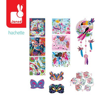 Janod Multizestaw kreatywny 11 dekoracji Tukan 7+