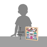 Janod Zestaw klocków i figurek 37 el. Zaczarowane królestwo Cross Roads 2+