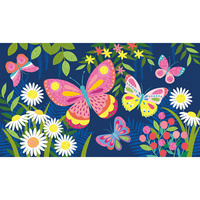 Janod Zestaw kreatywny Fluorescencyjny piasek Motyle 6+