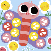 Janod Multizestaw kreatywny 2-latka My arts & crafts Okrągłe naklejki Wokół stawu 2+