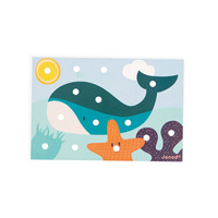 Janod Układanka pierwsza drewniana mozaika 2+