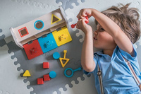 Janod Drewniany sorter z kluczykami Essentiel