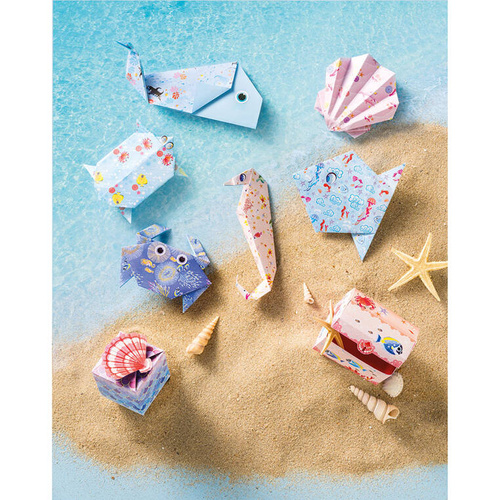 Janod Zestaw kreatywny do tworzenia origami Magiczny ocean 7+