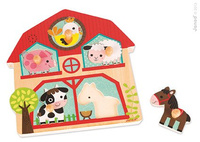 Janod Puzzle muzyczne Mieszkańcy farmy