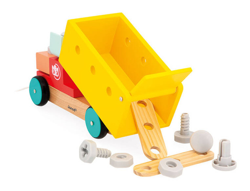 Janod Ciężarówka do składania do ciągnięcia Brico ‘Kids 2+