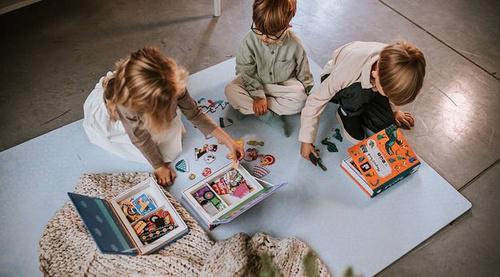 Janod Magnetyczna układanka Zwierzęta Magnetibook