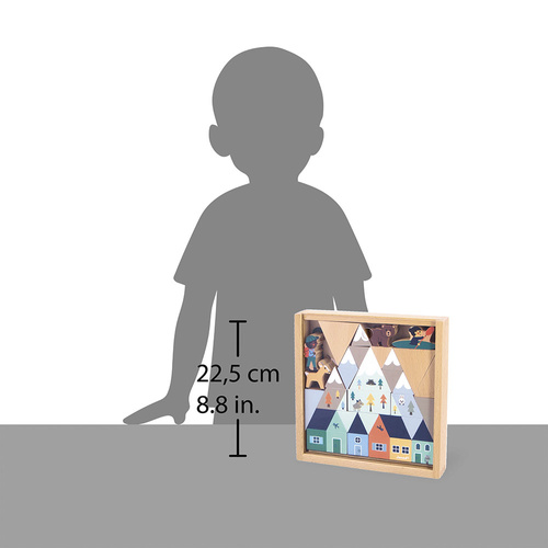 Janod Zestaw klocków i figurek 35 el. Góry Cross Roads 2+