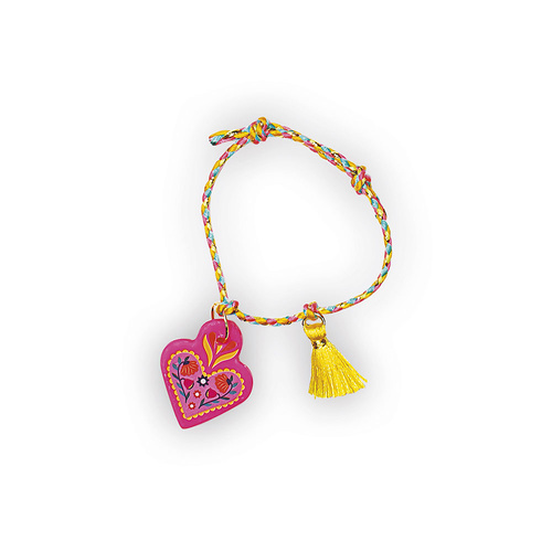 Janod Zestaw kreatywny do tworzenia biżuterii dla przyjaciółek Klejnoty przyjaźni 8+