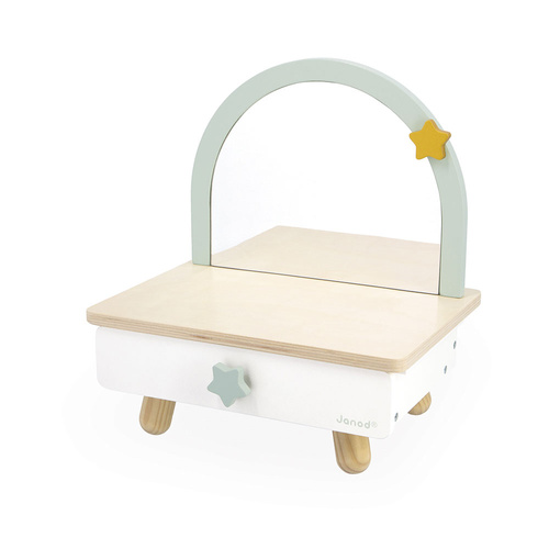 Janod Mała toaletka drewniana z akcesoriami Jednorożec 3+