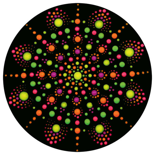 Janod Zestaw kreatywny Malowanie kropkami Dots painting I love creativity 8+