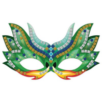 Janod Zestaw kreatywny Mozaika Maski 7+