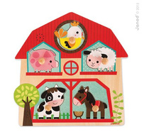 Janod Puzzle muzyczne Mieszkańcy farmy