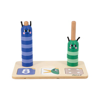 Janod Drewniana układanka matematyczna Komponowanie i porównywanie liczb 3+