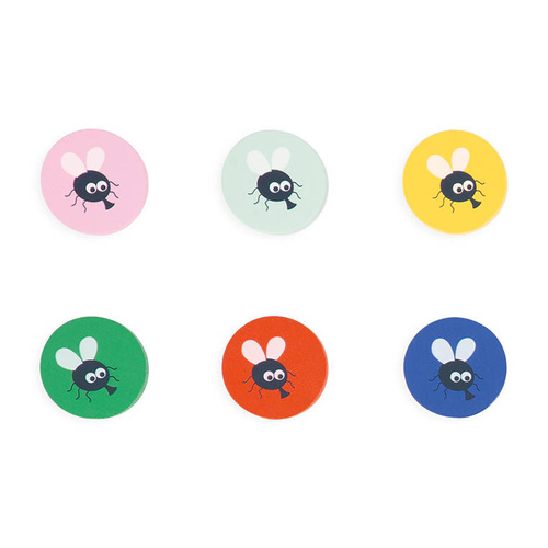 Janod Drewniana układanka logiczna Algorytmy Żaba 3+