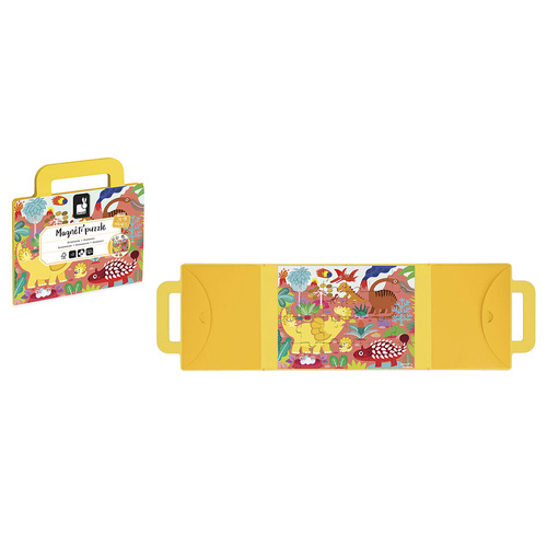 Janod Magnetyczne puzzle Dinozaury Magneti'puzzles 24 el. 3+