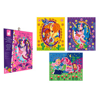 Janod Zestaw artystyczny Mozaika Konie i jednorożce 5+ (stary indeks: J07804)