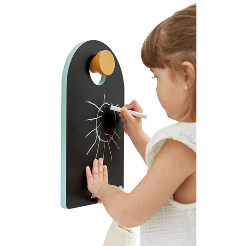 Janod Przenośna dwustronna tablica z akcesoriami 3+