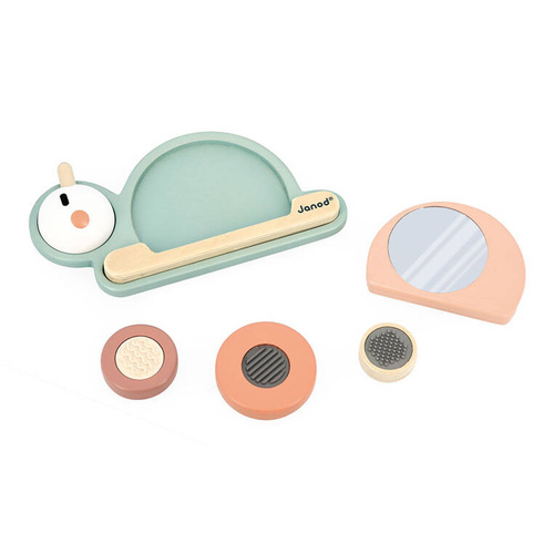 Janod Drewniana układanka sensoryczna Ślimak Sweet Cocoon 12 m +